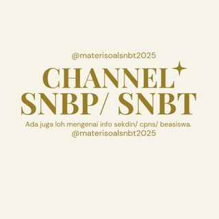 Materi & Soal SNBT 2026