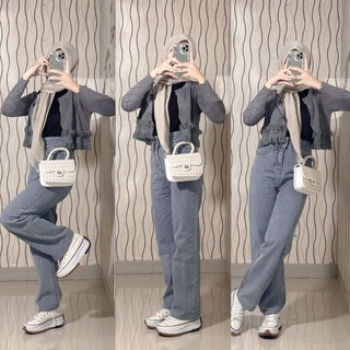 ootd outfit remaja hijab ✨