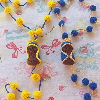 Santinhas de amigurumi 🥰 da Lia